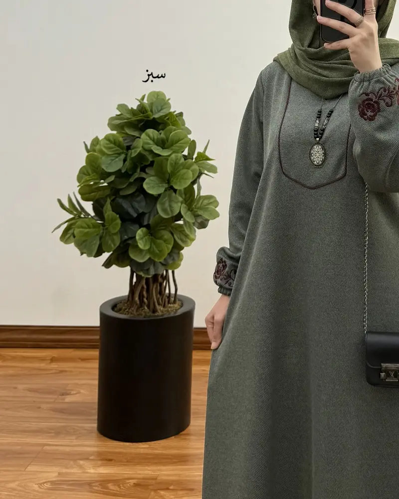 پیراهن مانتویی دلسا